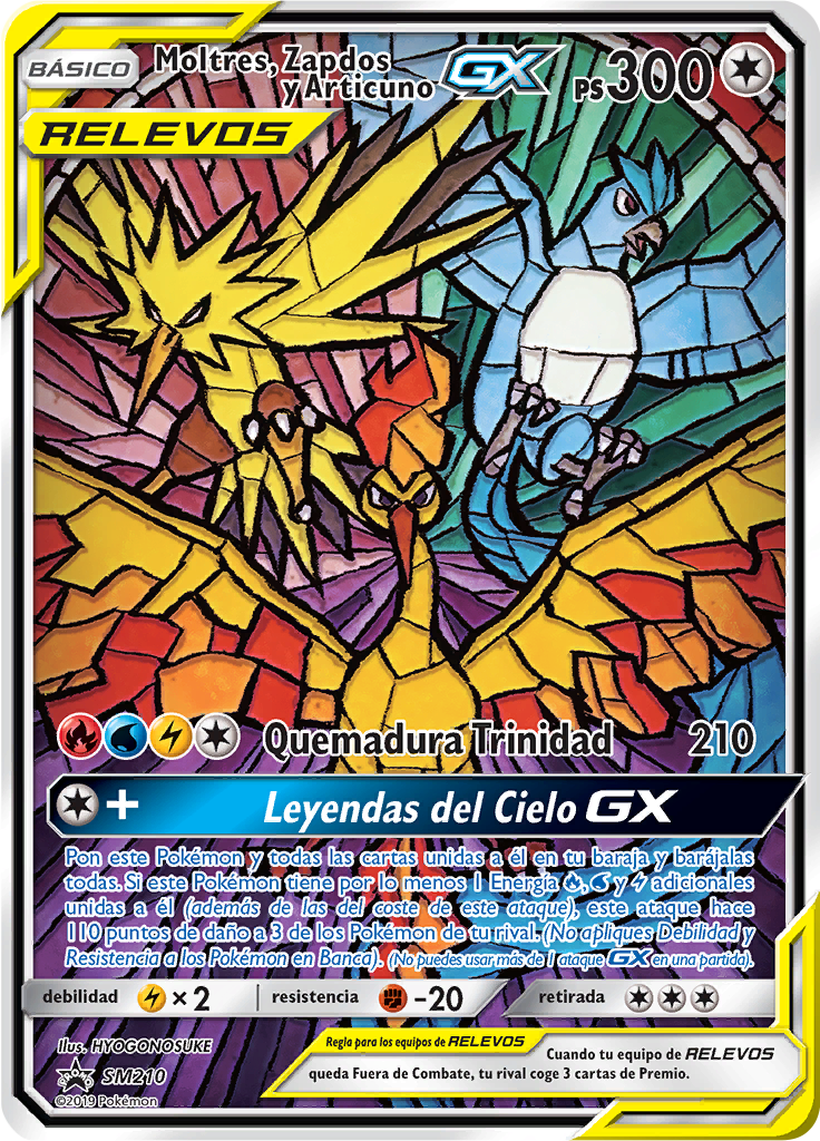 Moltres & Zapdos & Articuno GX #210