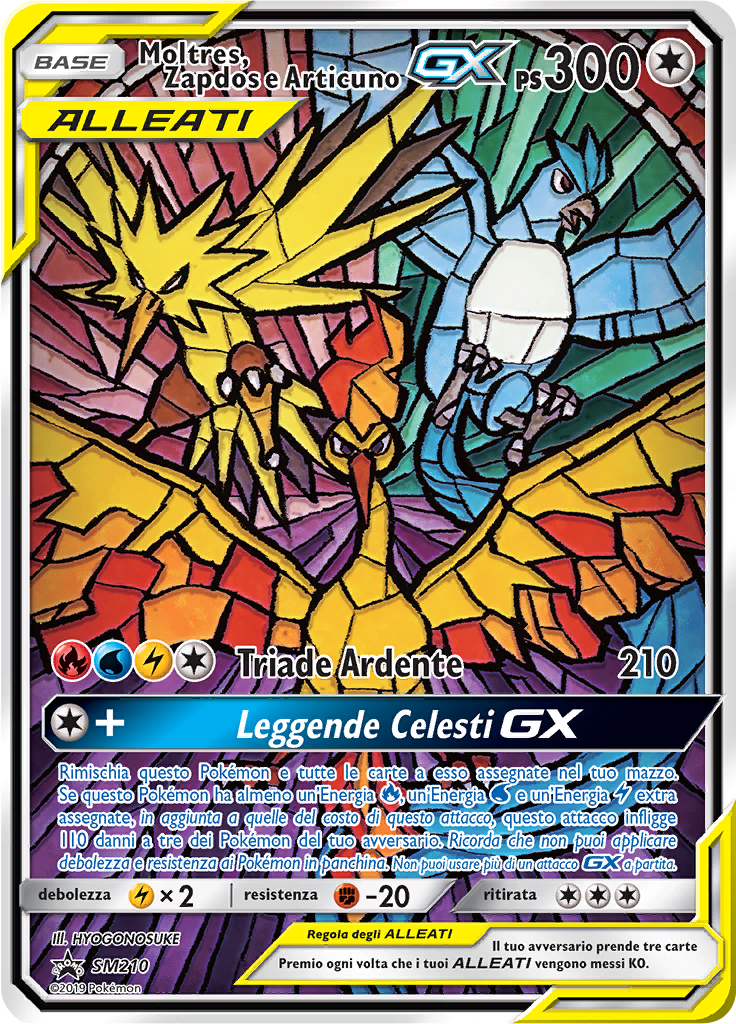 Moltres & Zapdos & Articuno GX #210
