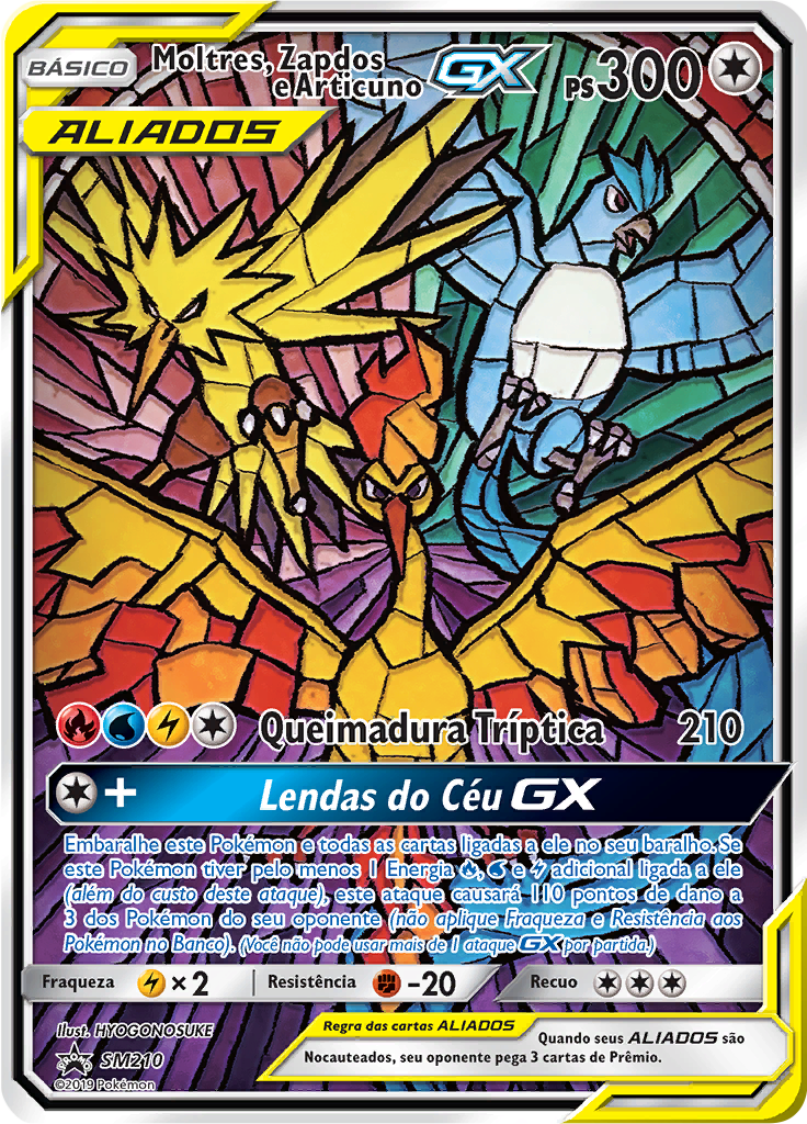 Moltres & Zapdos & Articuno GX #210