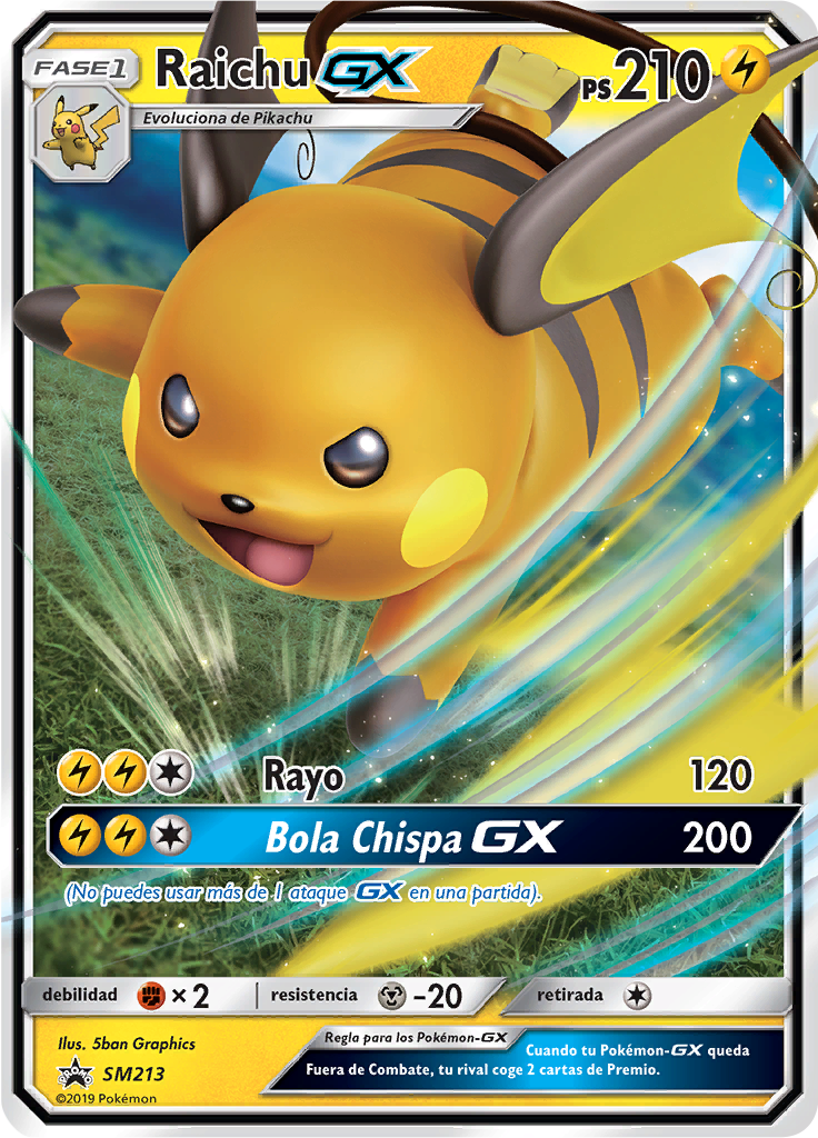 Raichu GX #213