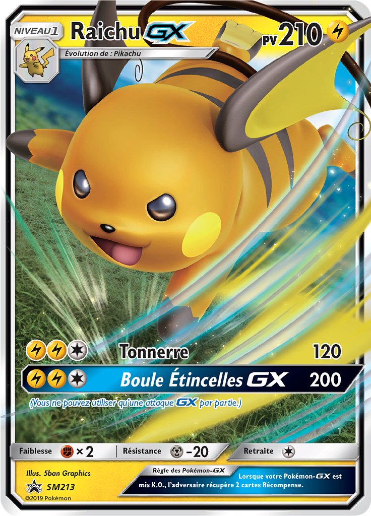 Raichu GX #213