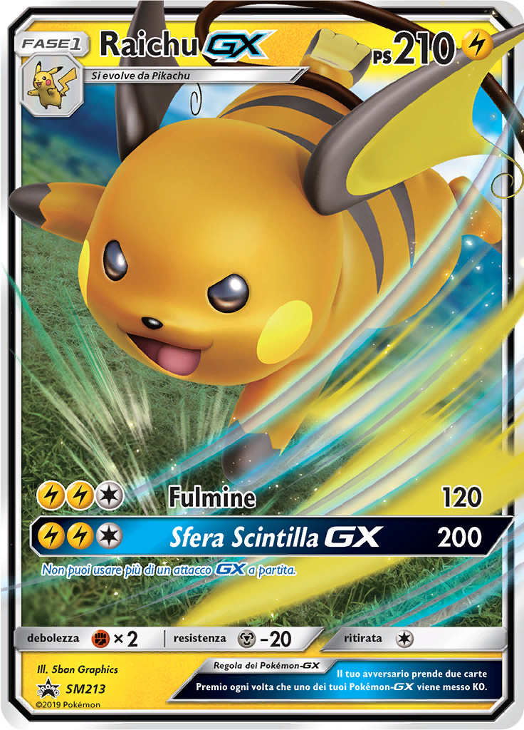 Raichu GX #213