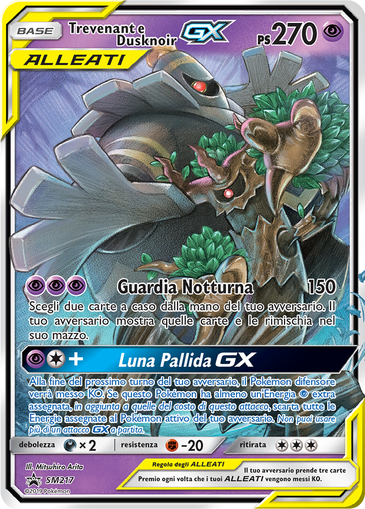 Trevenant e Dusknoir GX #217 — SL Promo