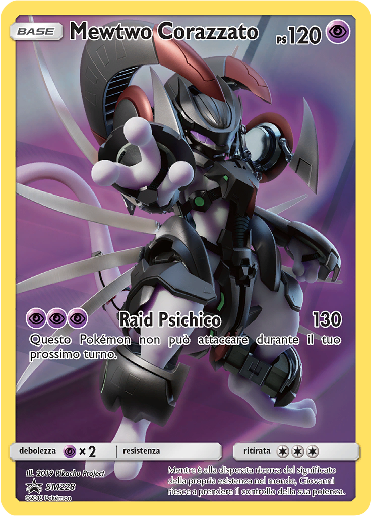 Armored Mewtwo #228 — SL Promo