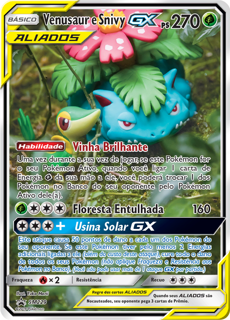 Venusaur e Snivy GX #229