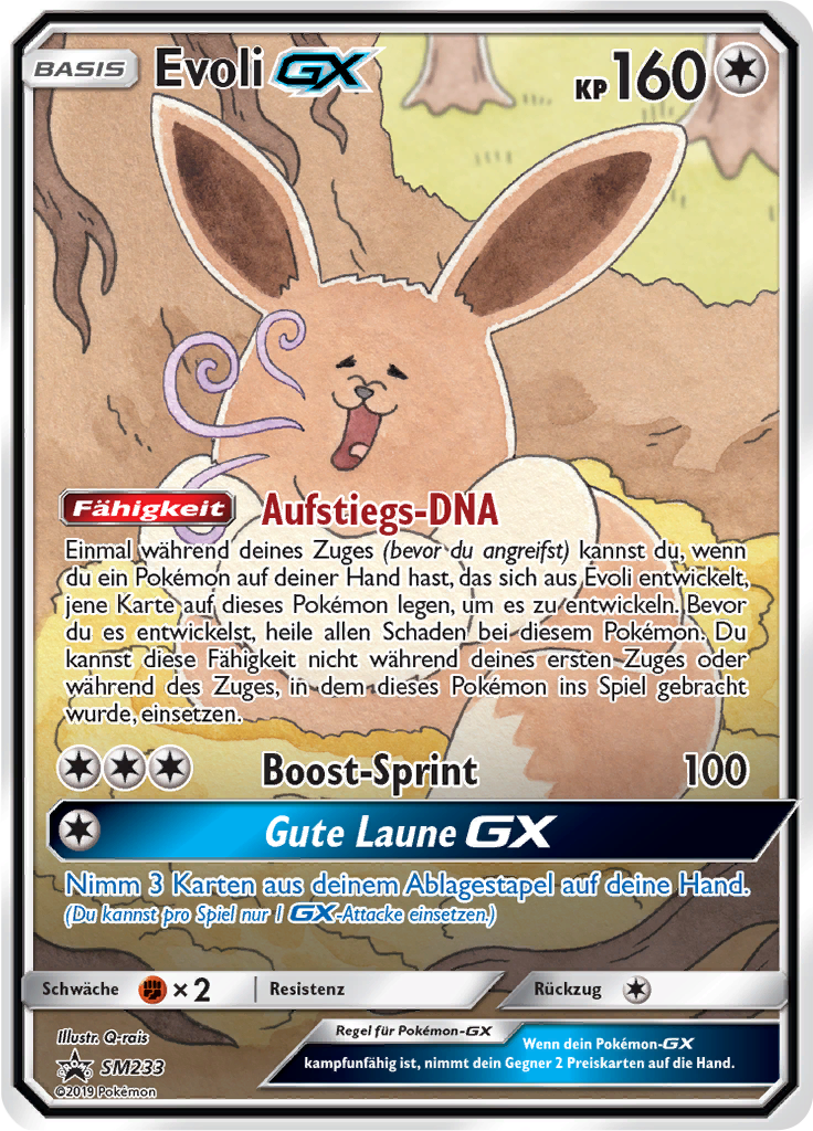 Evoli GX #233 — SM Promokarten