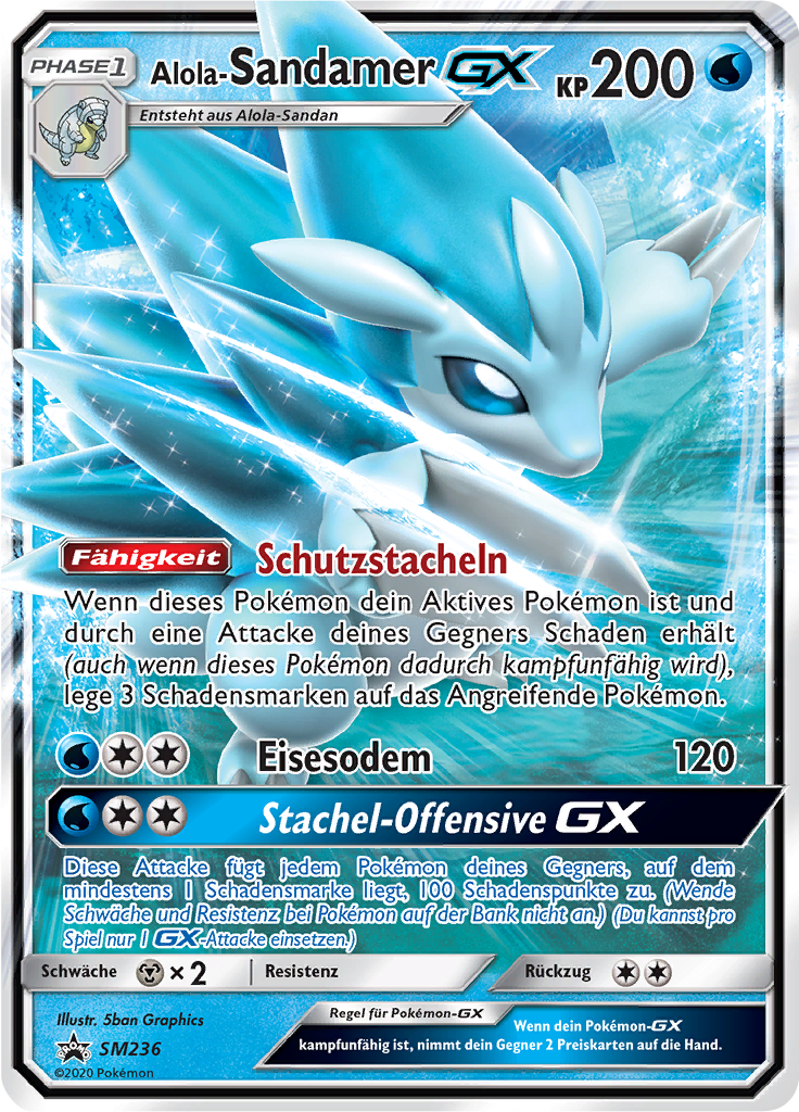 Alola-Sandamer GX #236 — SM Promokarten