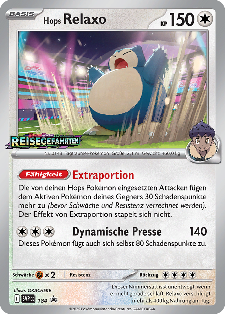 Hop's Snorlax #184