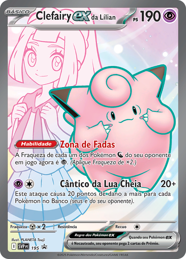Clefairy ex da Lílian #195