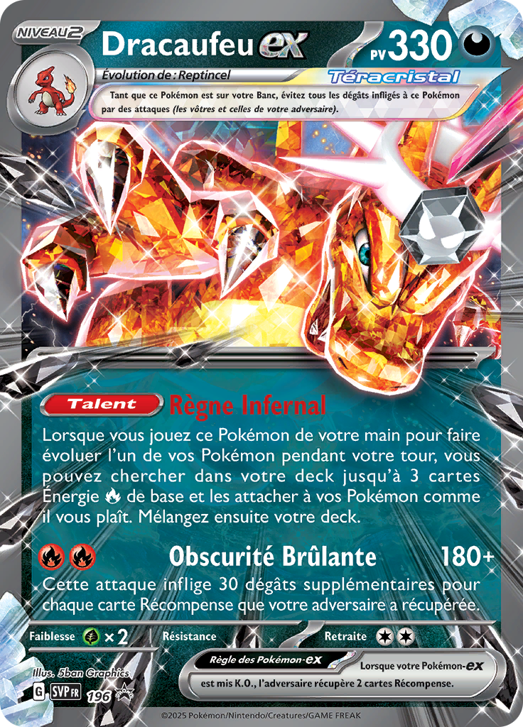Dracaufeu EX #196