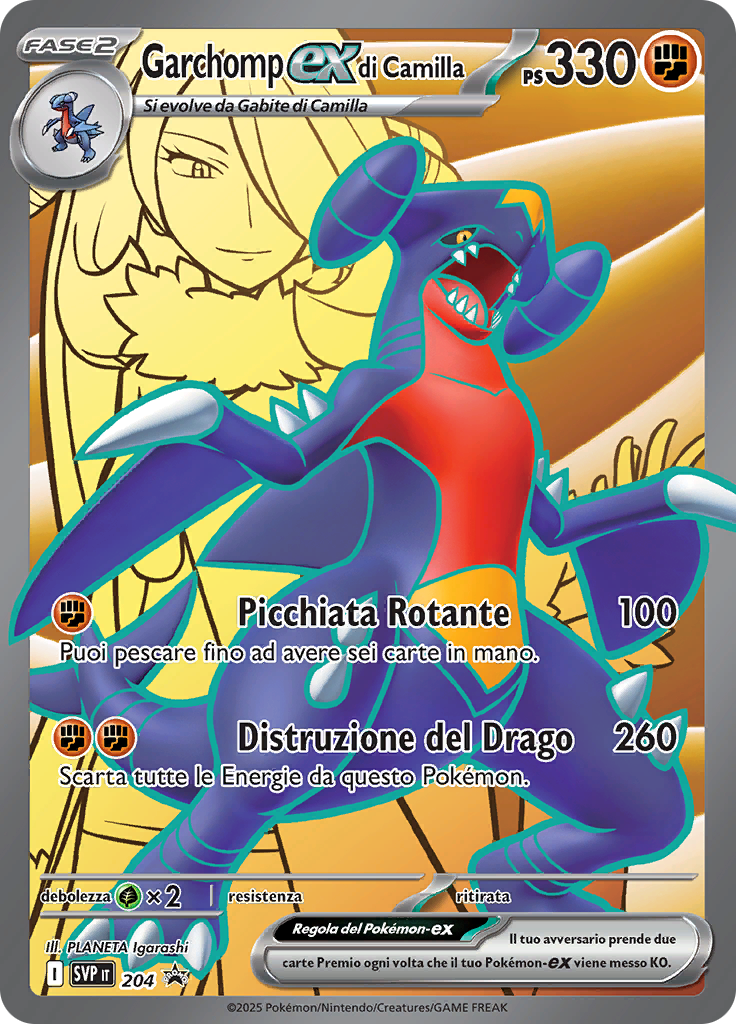 Garchomp ex di Camilla #204