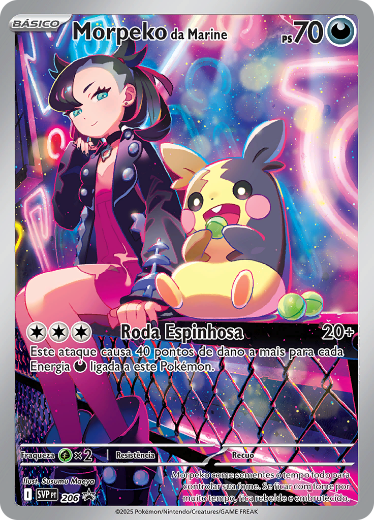 Morpeko da Marine #206 — SVP Black Star Promos