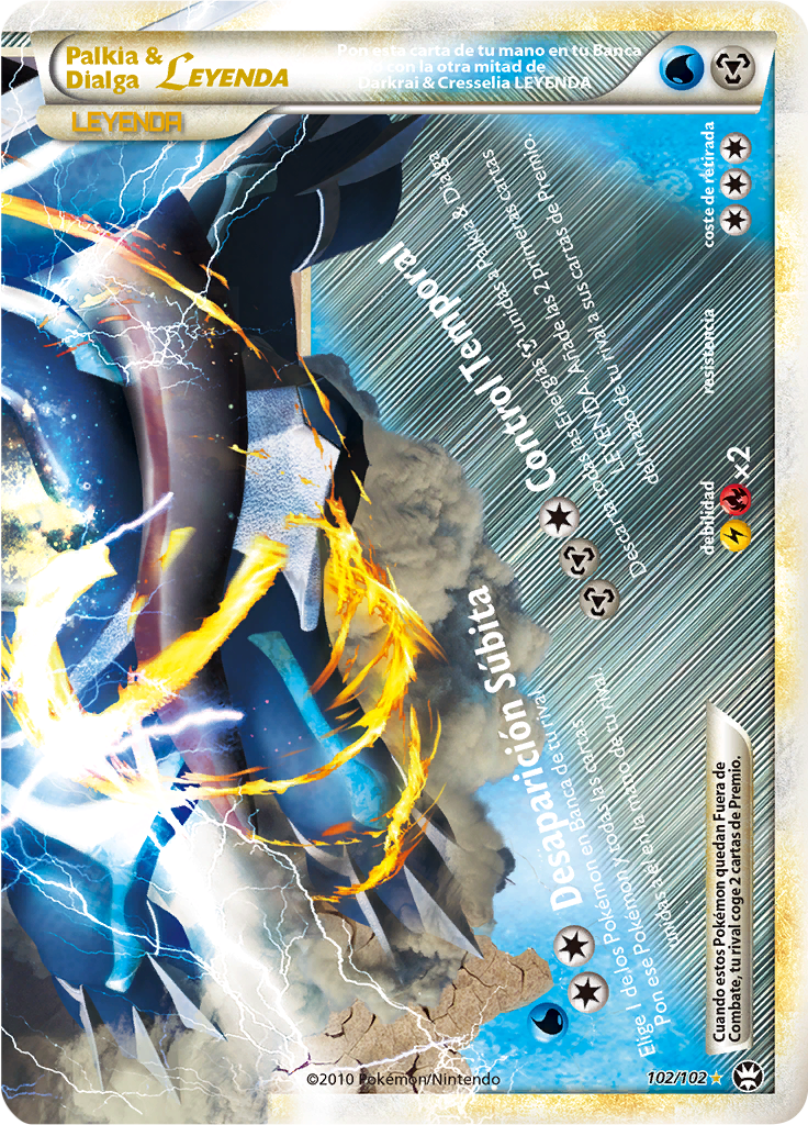 Palkia & Dialga LEGEND #102