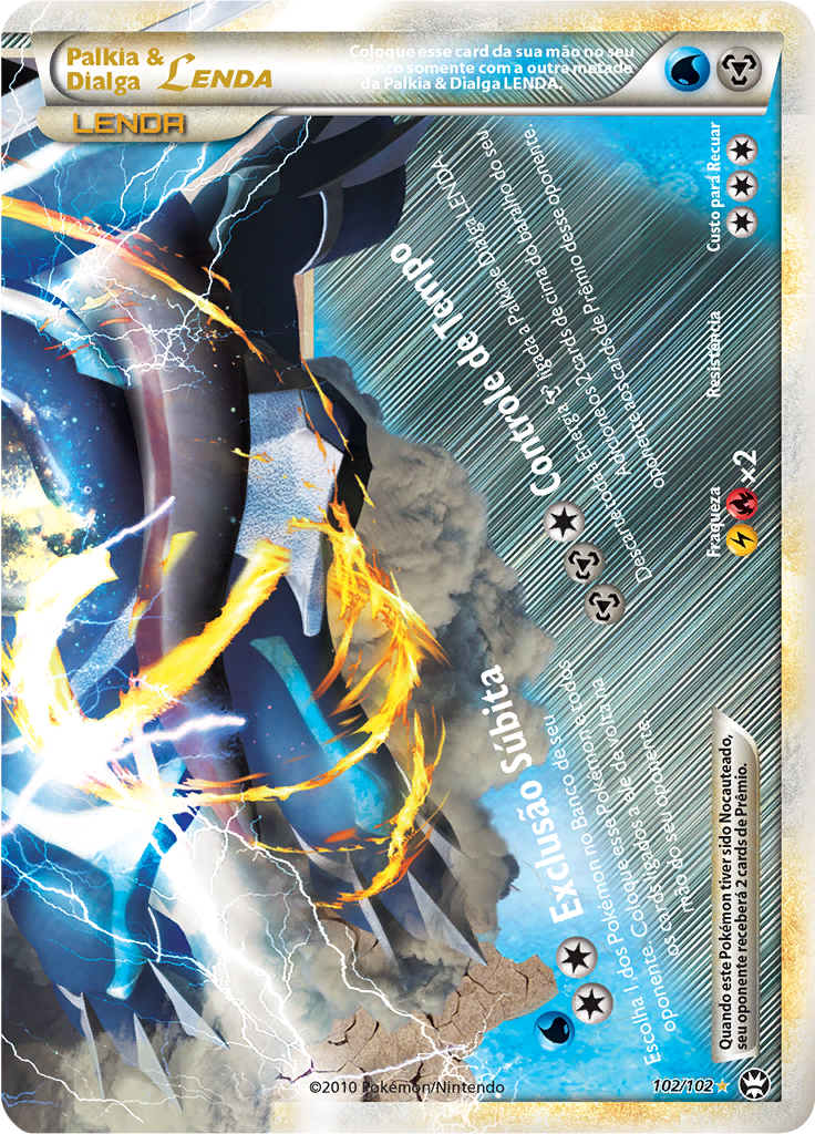 Palkia & Dialga LEGEND #102