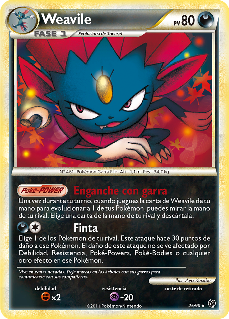Weavile #25 — Undaunted
