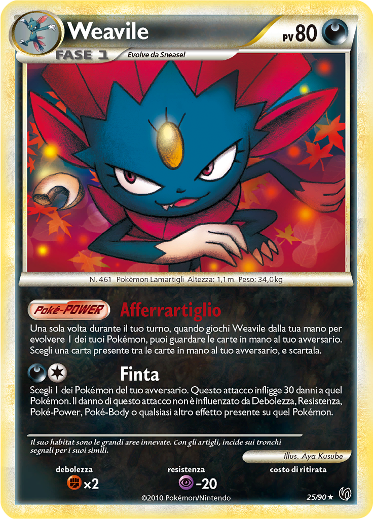 Weavile #25 — Senza Paura