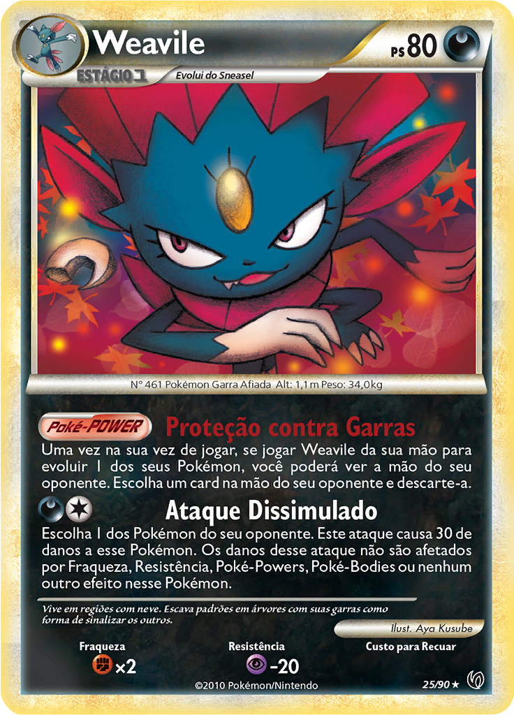 Weavile #25 — Destemido