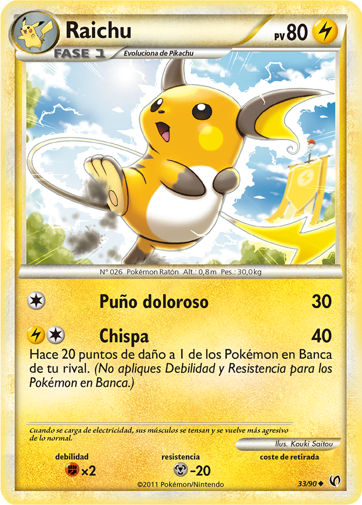 Raichu #33 — Undaunted