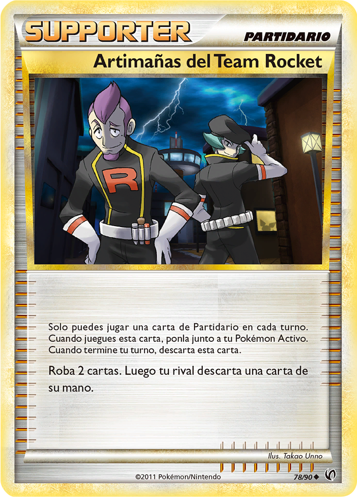 Team Rocket's Trickery #78 — Undaunted (Reverse Holo)