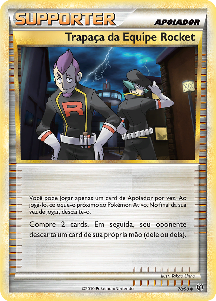 Team Rocket's Trickery #78 — Destemido (Reverse Holo)