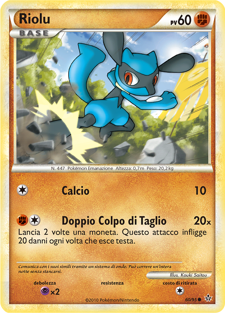 Riolu #60 — Forze Scatenate (Reverse Holo)