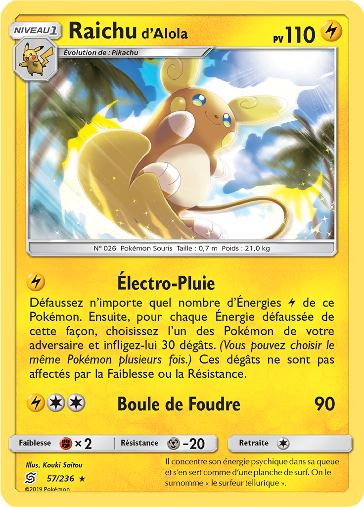 Raichu d’Alola #57