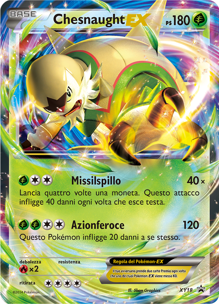 Chesnaught EX #18 — XY Promo