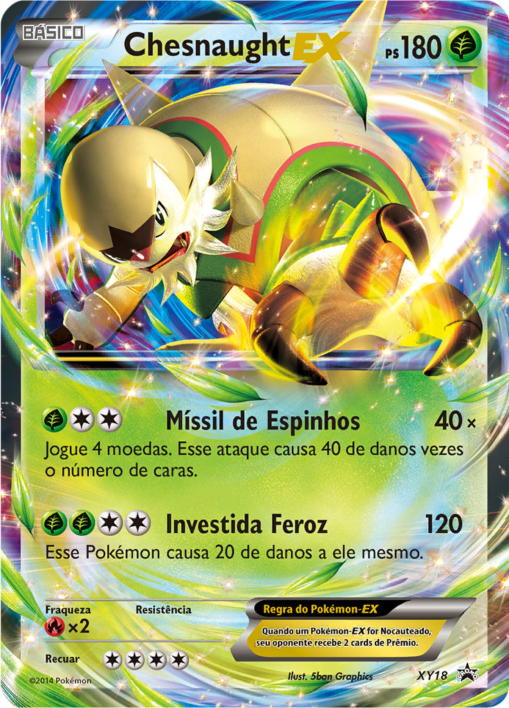 Chesnaught EX #18 — XY Black Star Promos