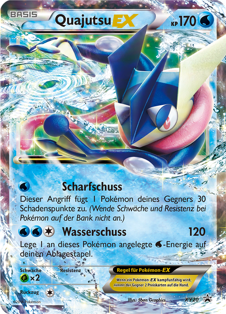 Greninja EX #20 — XY Promokarten