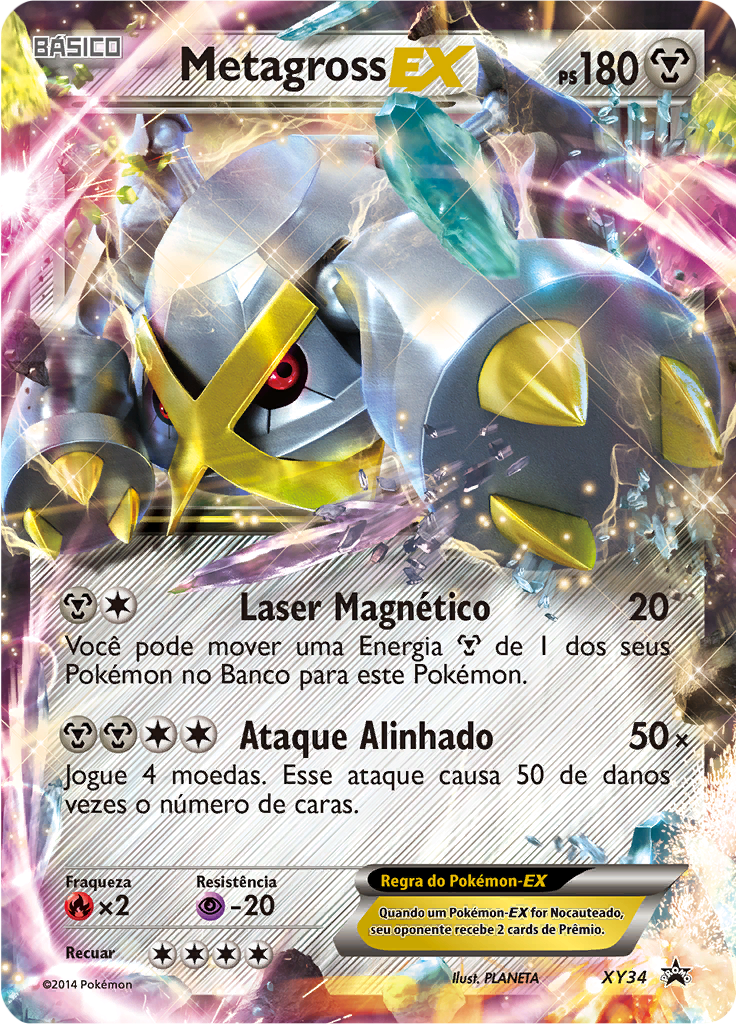 Metagross EX #34 — XY Black Star Promos