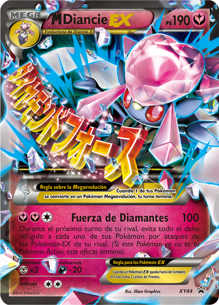MDiancie EX #44 — XY Cartas de promoción
