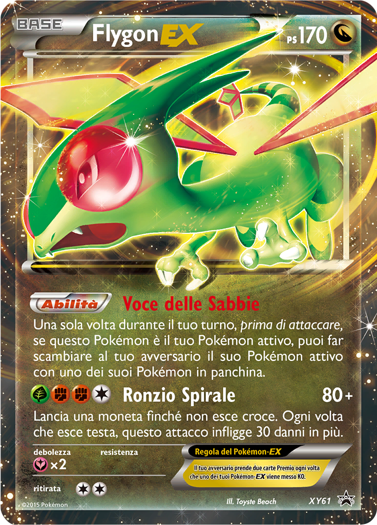 Flygon EX #61 — XY Promo