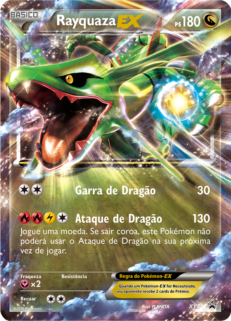 Rayquaza EX #73 — XY Black Star Promos