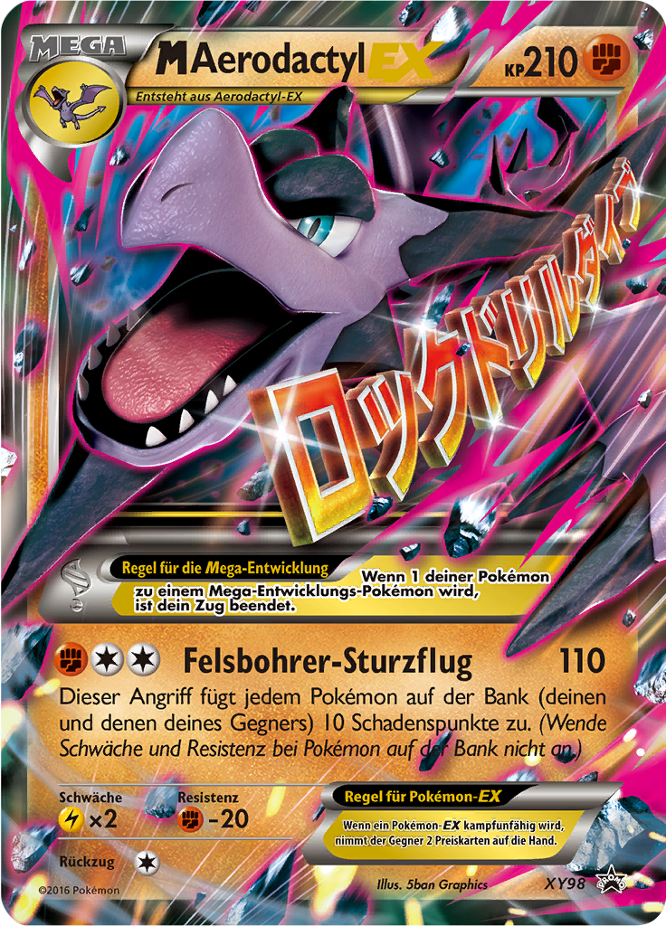MAerodactyl EX #98 — XY Promokarten