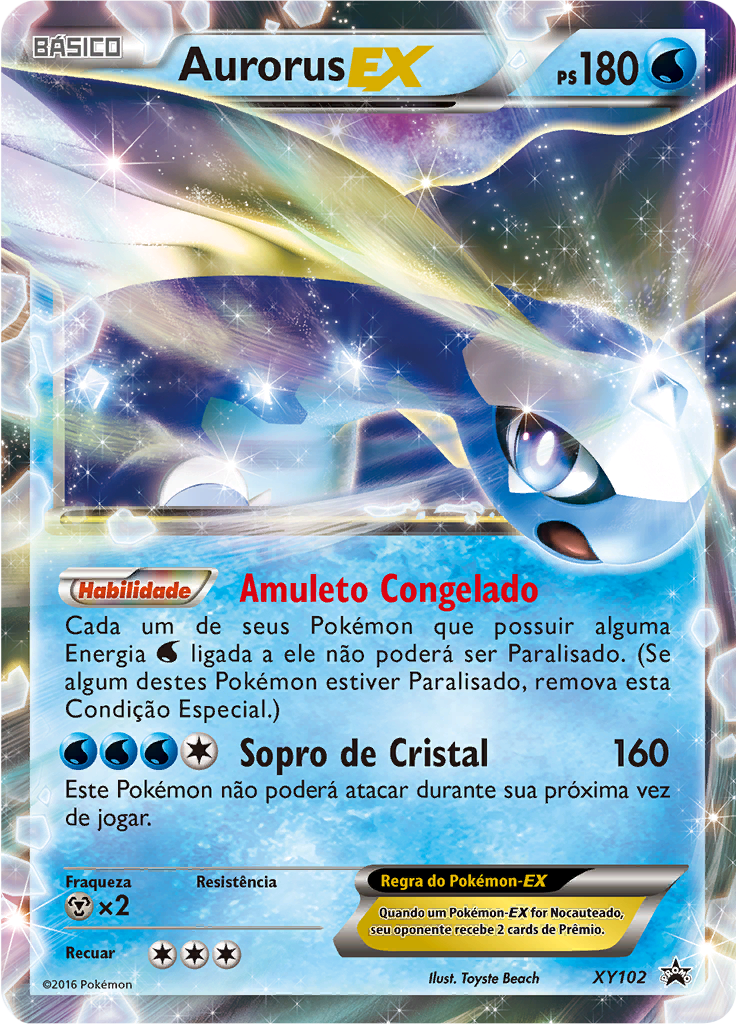 Aurorus EX #102 — XY Black Star Promos