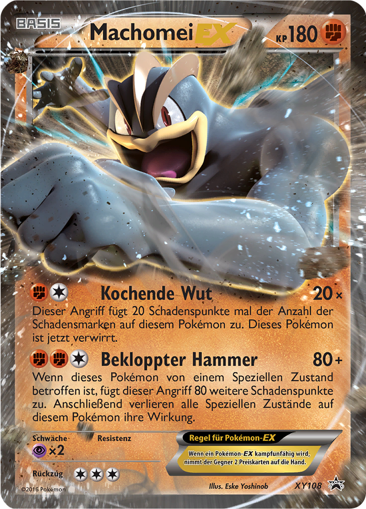 Machamp EX #108 — XY Promokarten