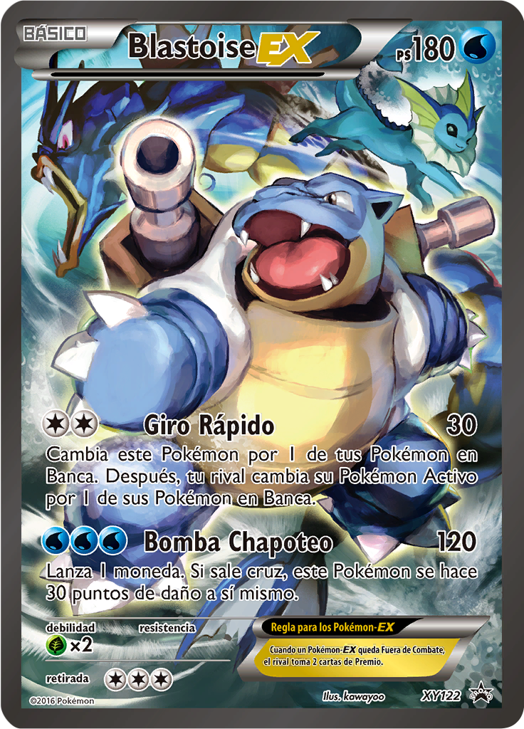 Blastoise EX #122