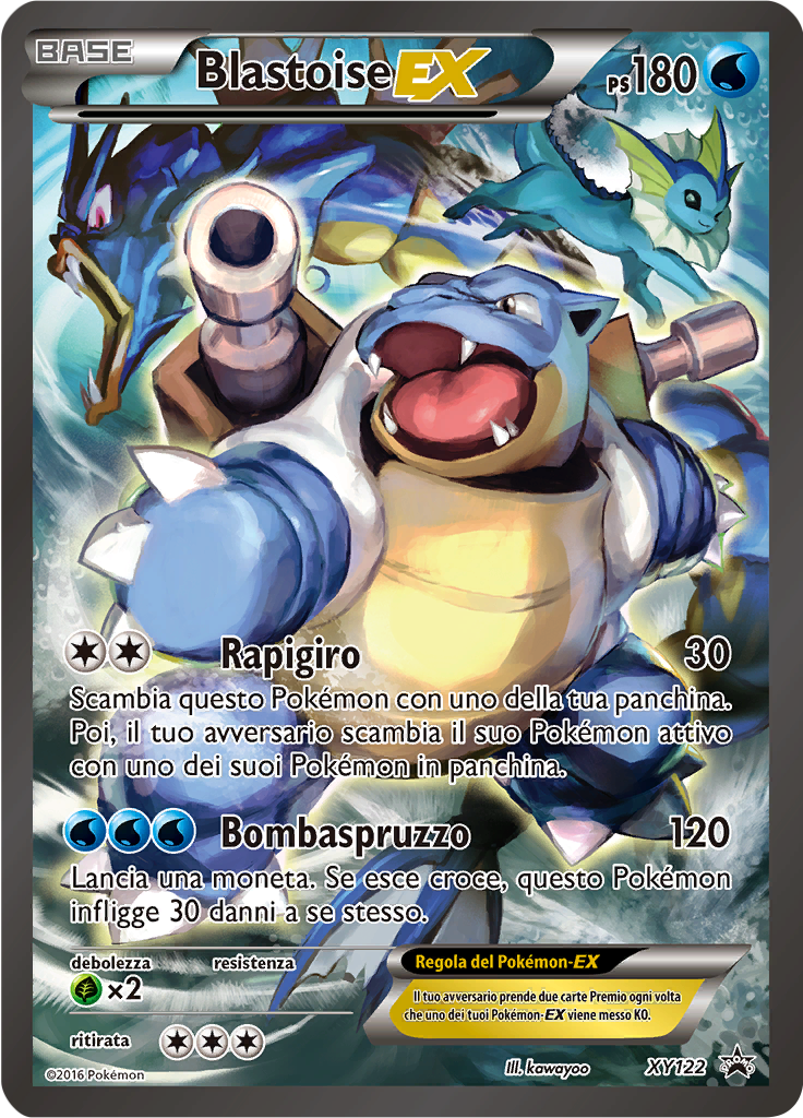 Blastoise EX #122 — XY Promo