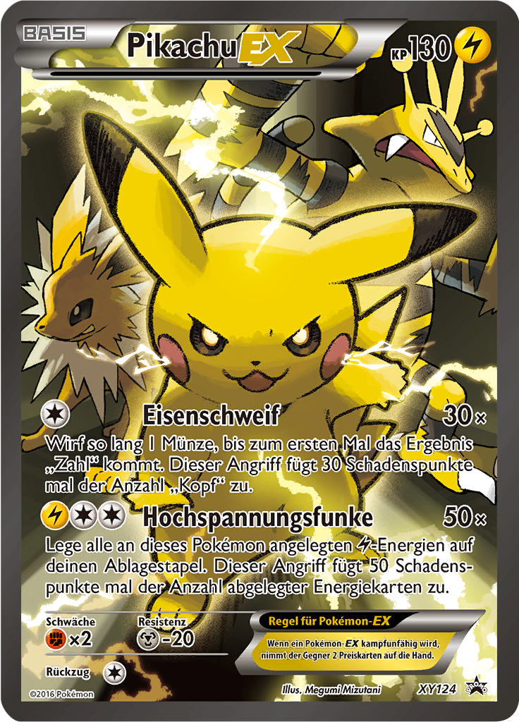 Pikachu ex #124
