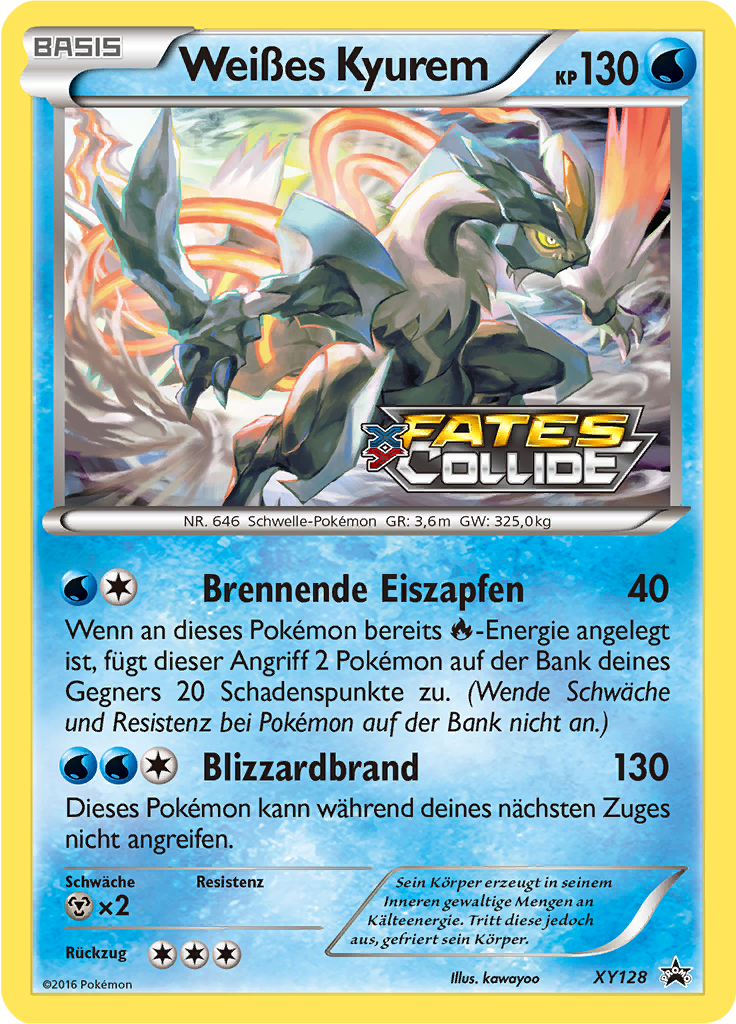 White Kyurem #128 — XY Promokarten