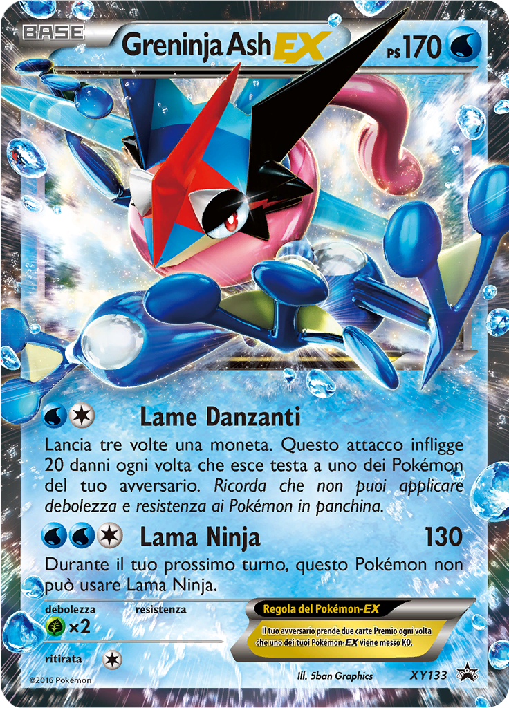 Ash-Greninja EX #133 — XY Promo