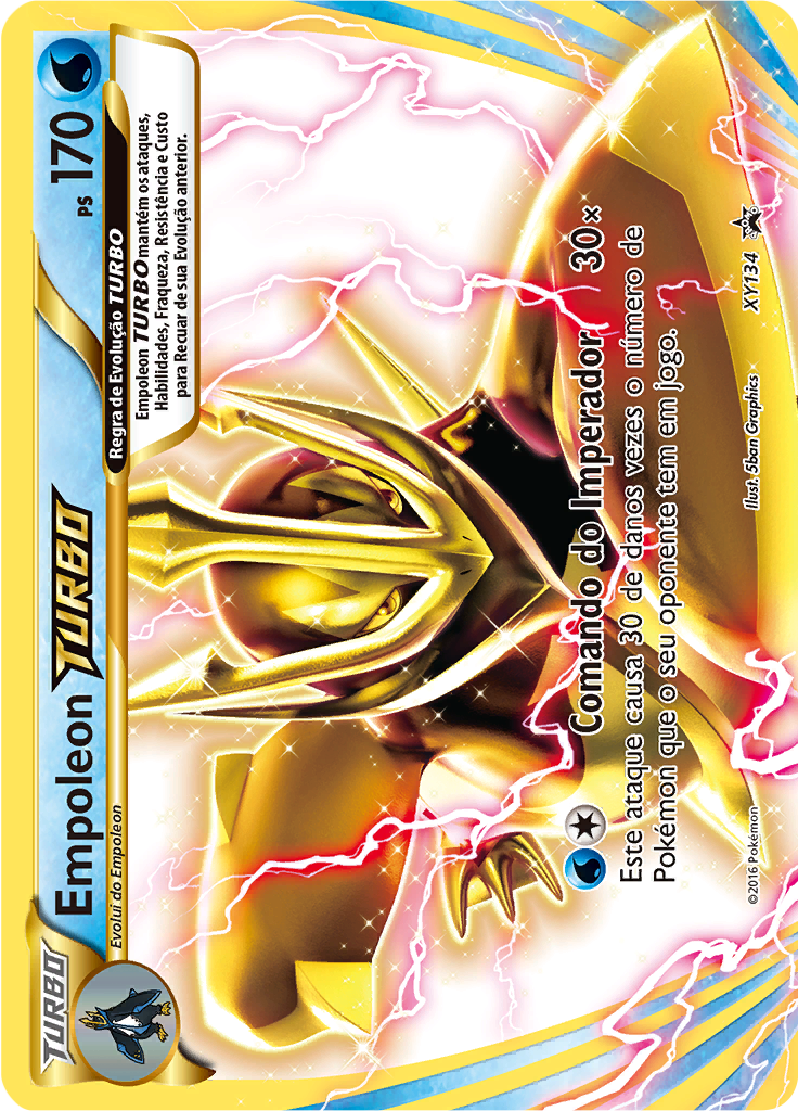 Empoleon BREAK #134 — XY Black Star Promos