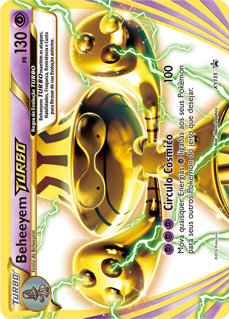 Beheeyem BREAK #135 — XY Black Star Promos