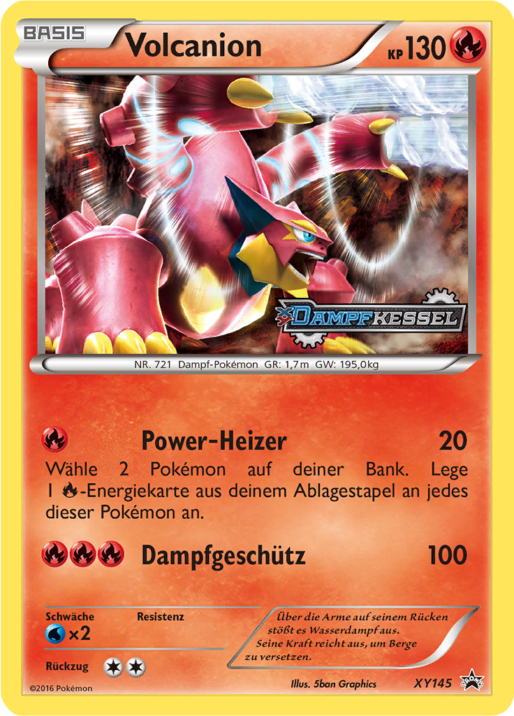 Volcanion #145 — XY Promokarten