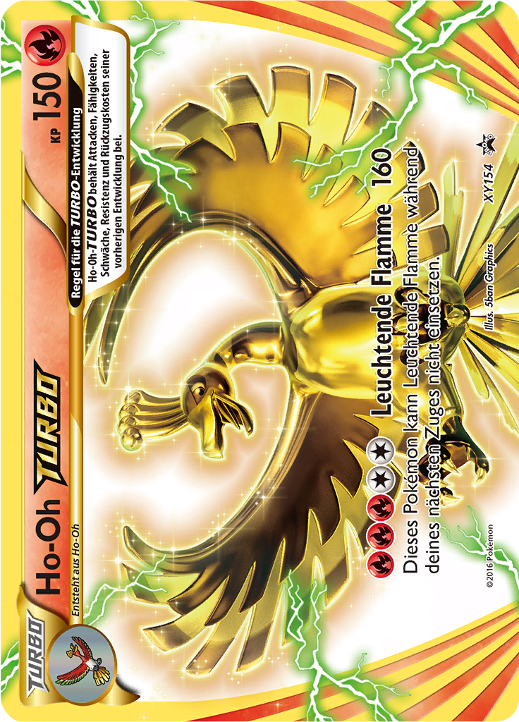Ho-Oh BREAK #154 — XY Promokarten