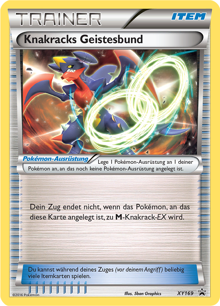 Garchomp Spirit Link #169 — XY Promokarten