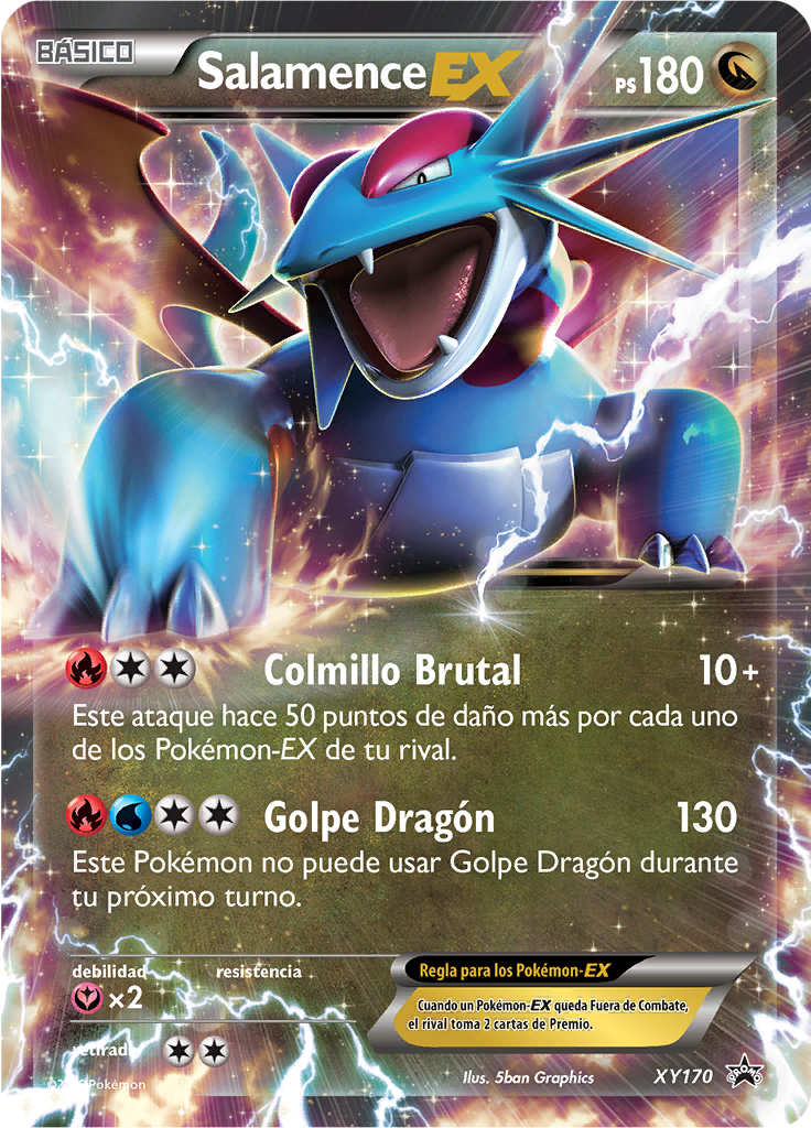 Salamence EX #170 — XY Cartas de promoción
