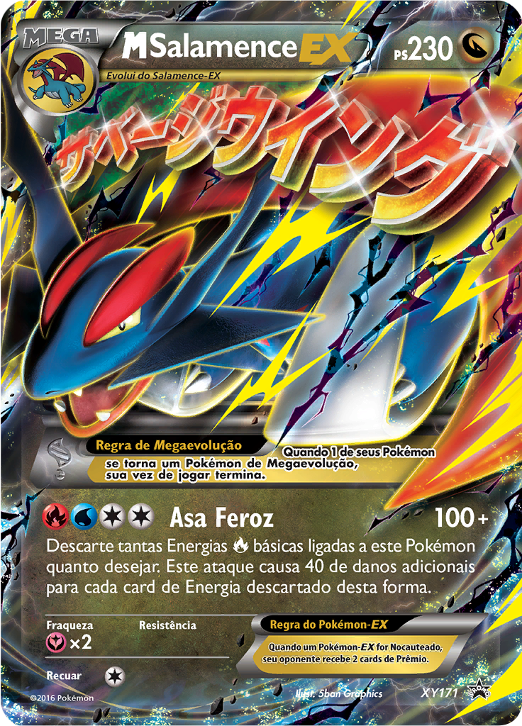 MSalamence EX #171 — XY Black Star Promos