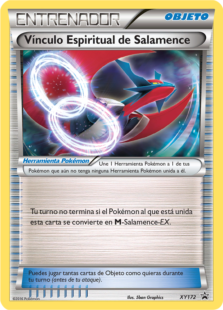 Salamence Spirit Link #172 — XY Cartas de promoción
