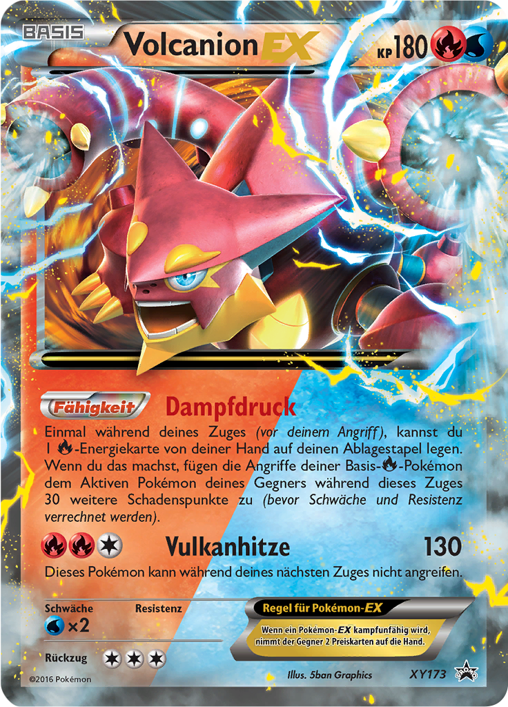 Volcanion EX #173 — XY Promokarten